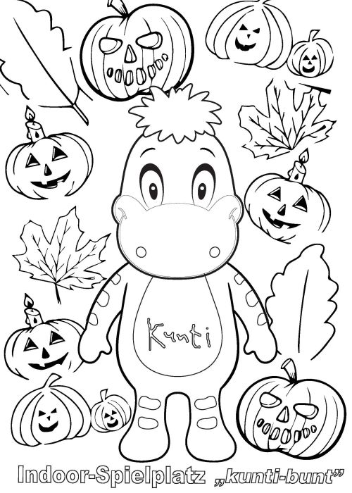 Malvorlage Halloween